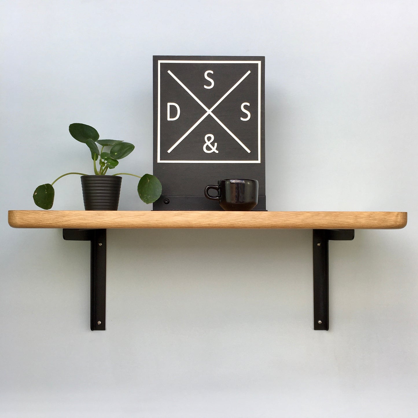 shelf brackets | black minimalist