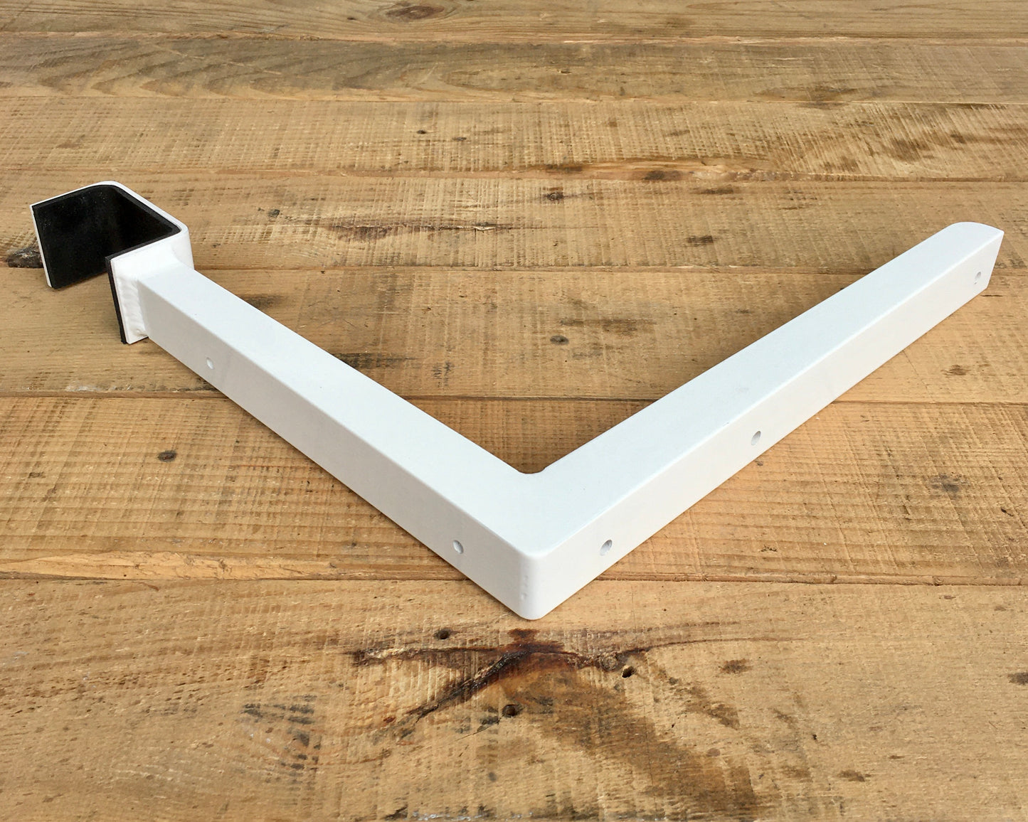 cycle wall hanger | black minimalist + oak shelf