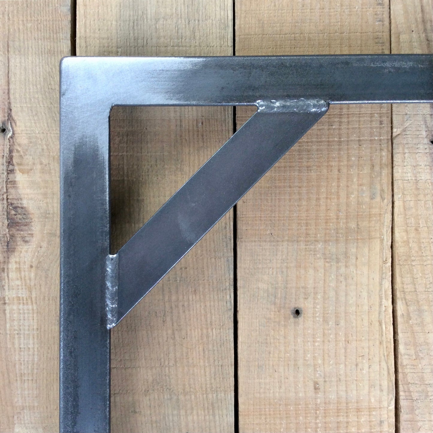 cycle wall hanger | white gallows + oak shelf