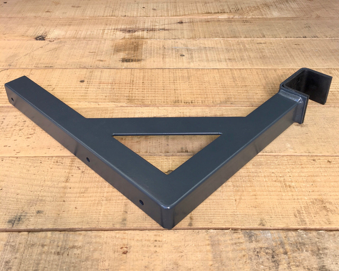 cycle wall hanger | white gallows + oak shelf